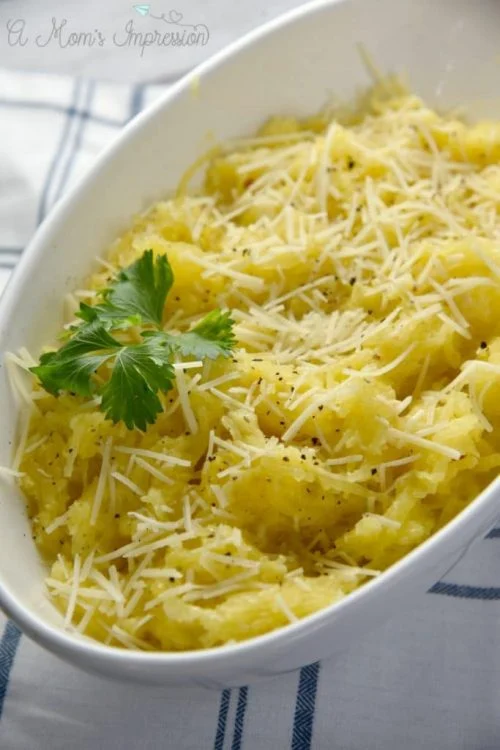 spaghetti squash with parmesan cheese