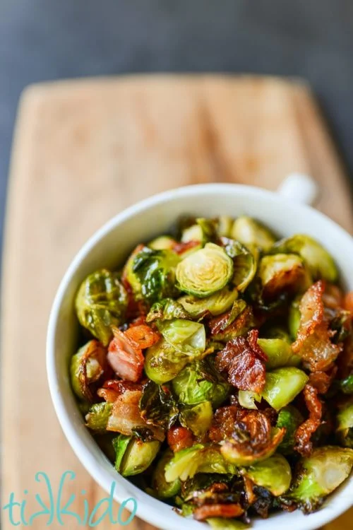 bacon and brussel sprouts