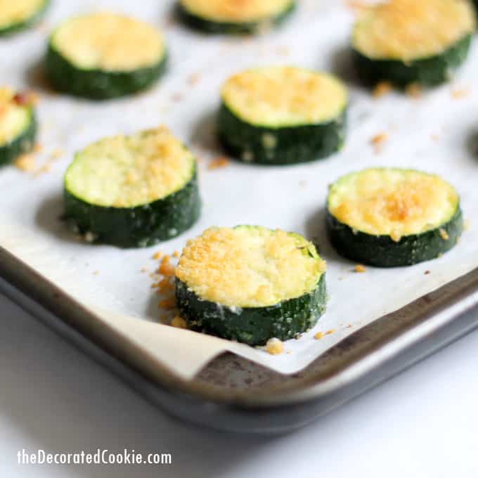 zucchini fried in oven with cheese