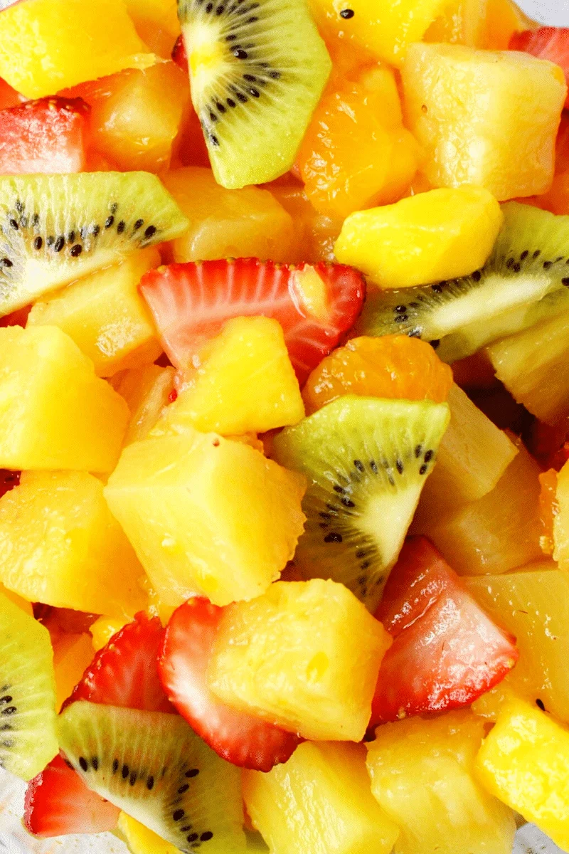 Ginger Honey Fall Fruit Salad