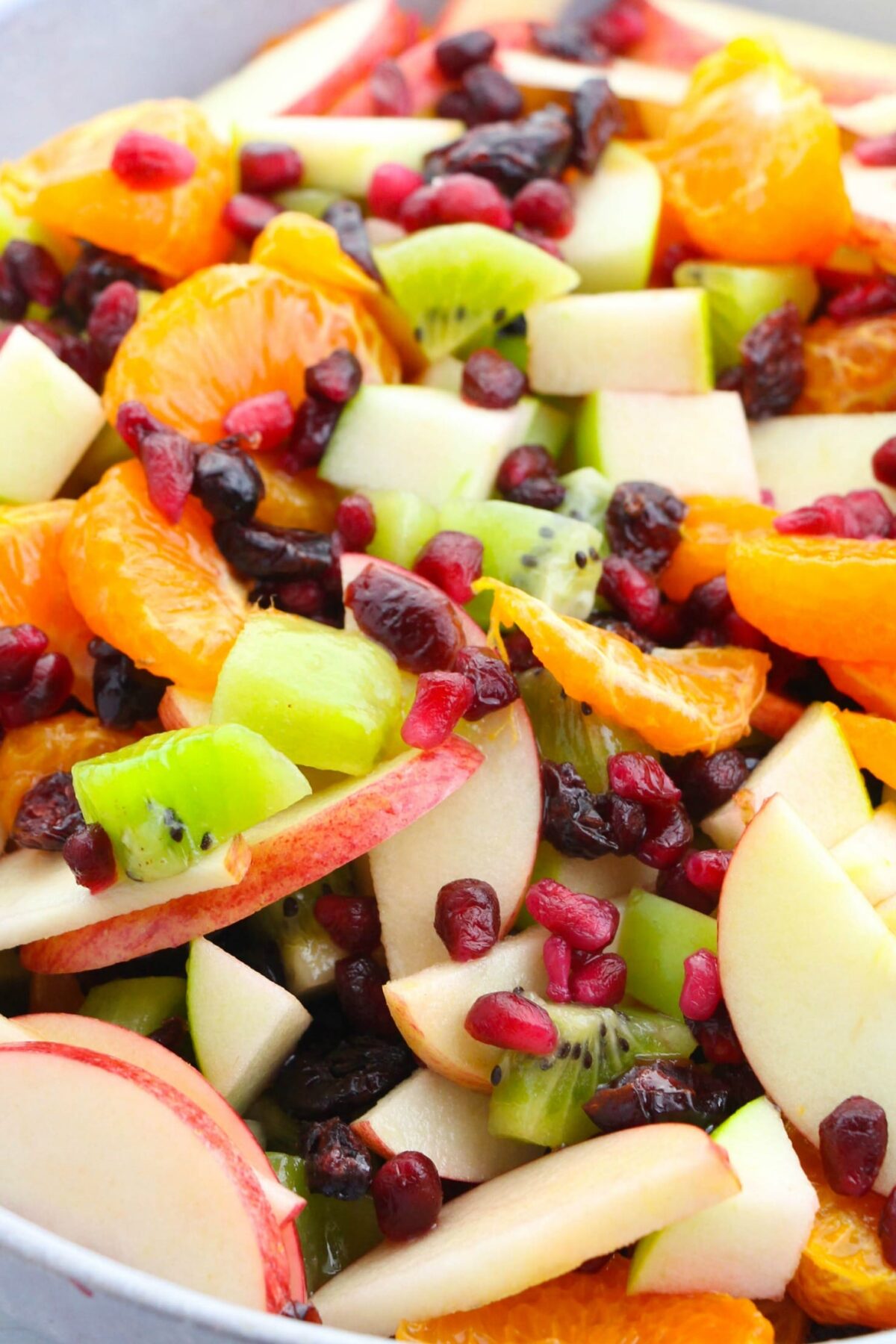Mandarin oranges in a winter salad.