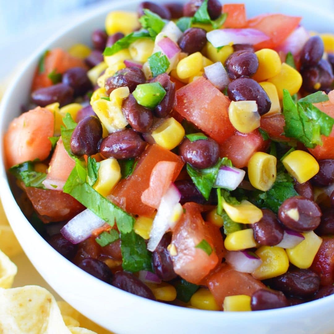 Black Bean Corn Salsa Dip