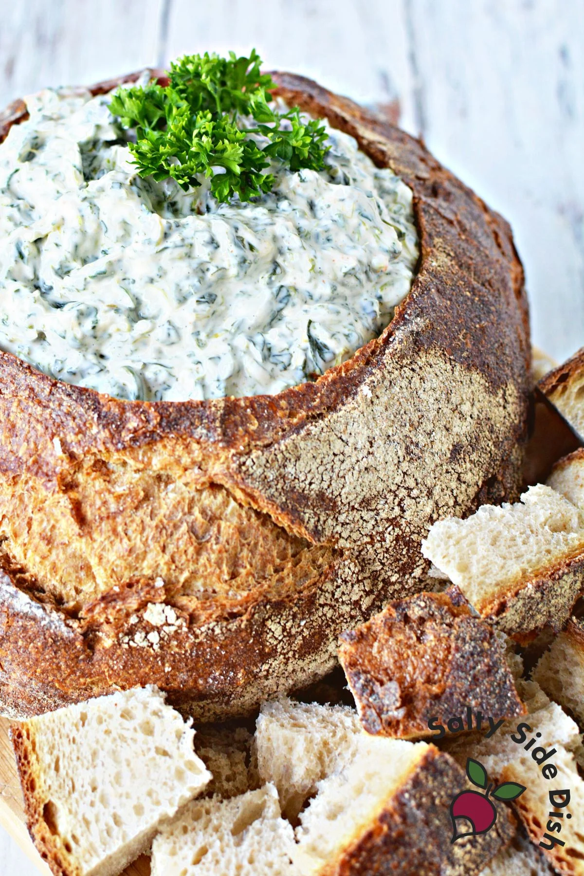 bread for spinach dip.