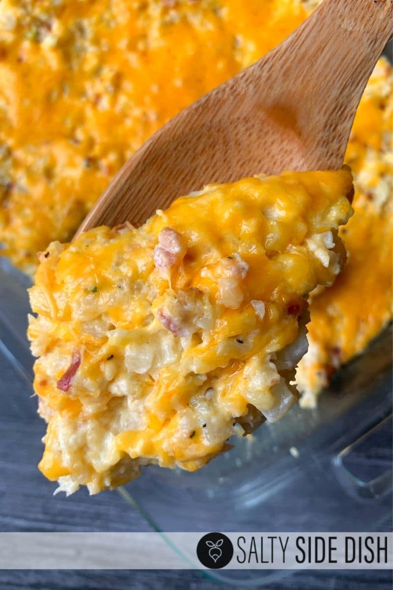 loaded cauliflower casserole recipe keto side dish