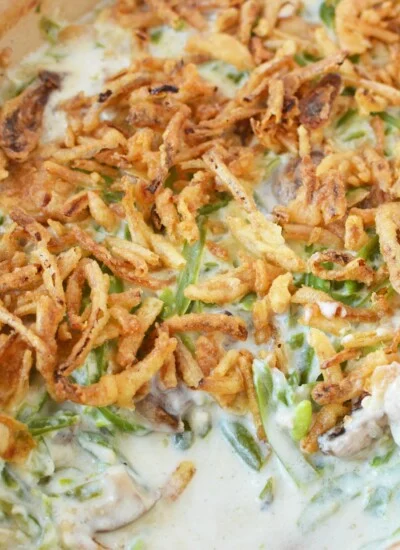 green bean casserole.