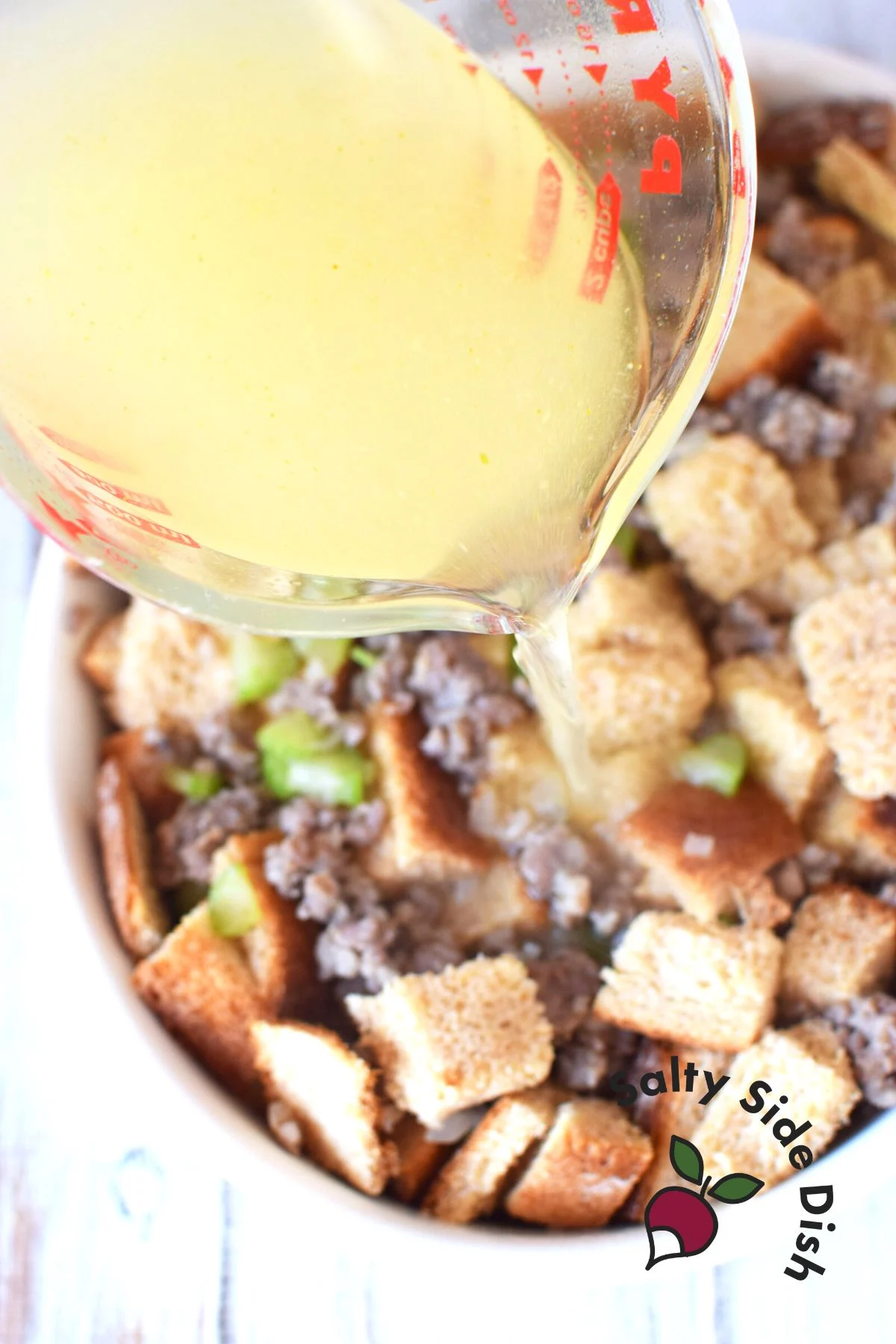 easy side dish stuffing for side of thanksgiving and christmas menus.