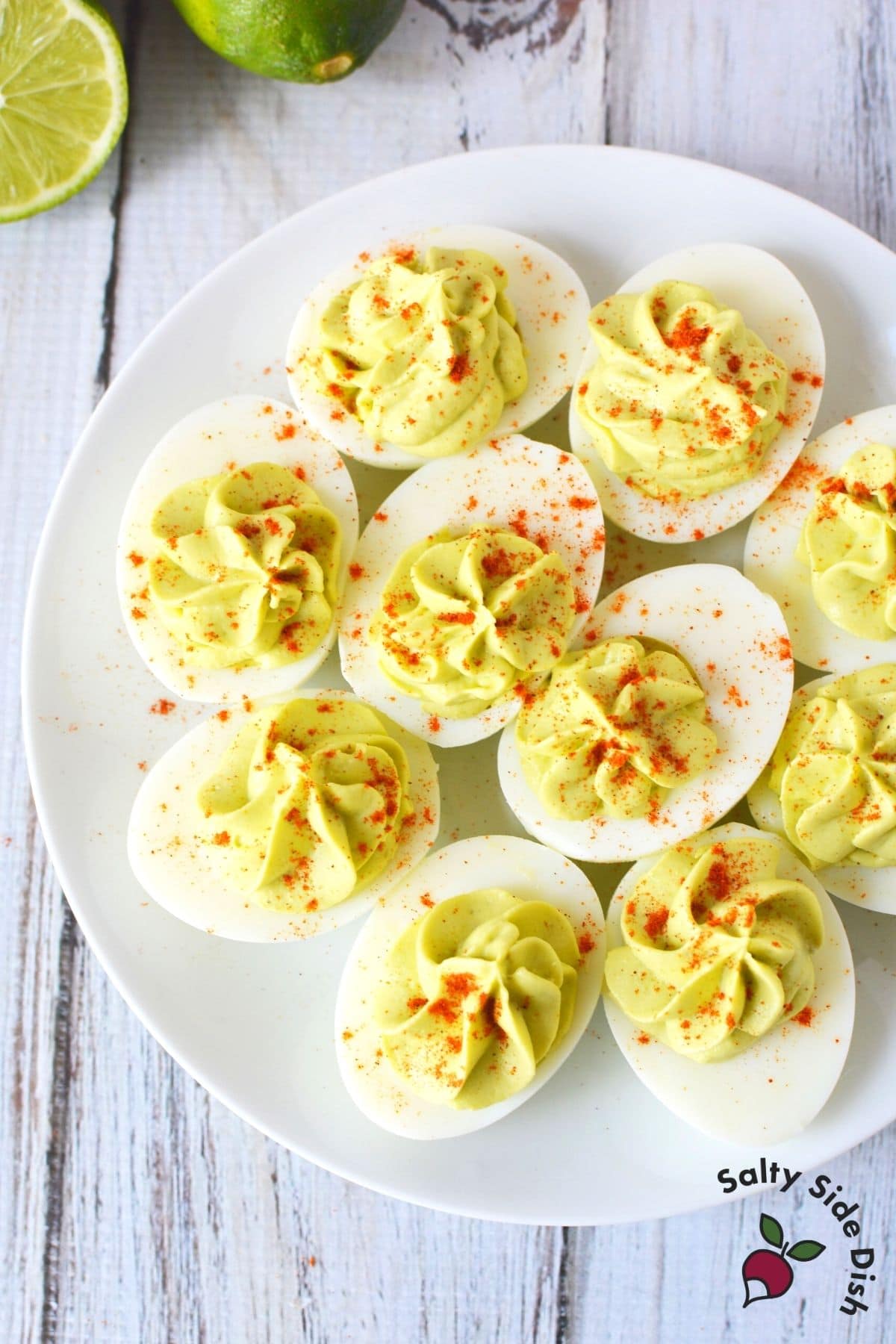 deviled eggs on a plate