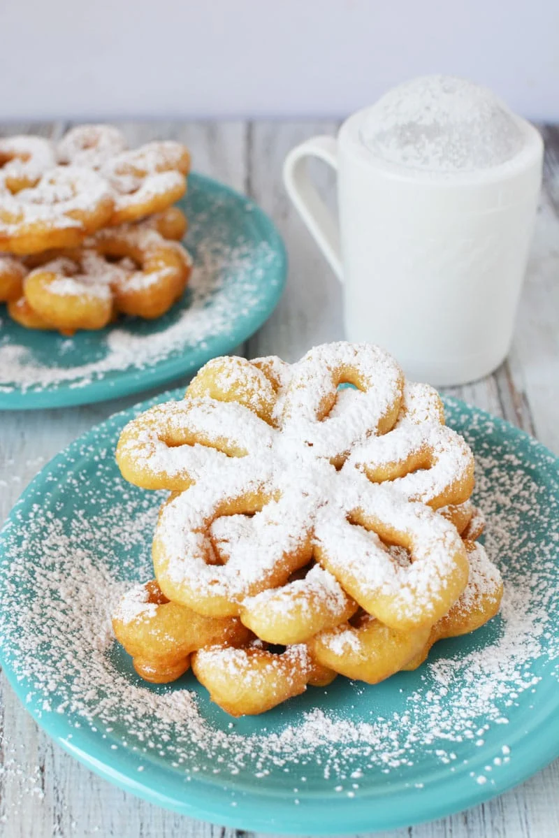 Funnel Cake Mix Recipe with Powdered Sugar