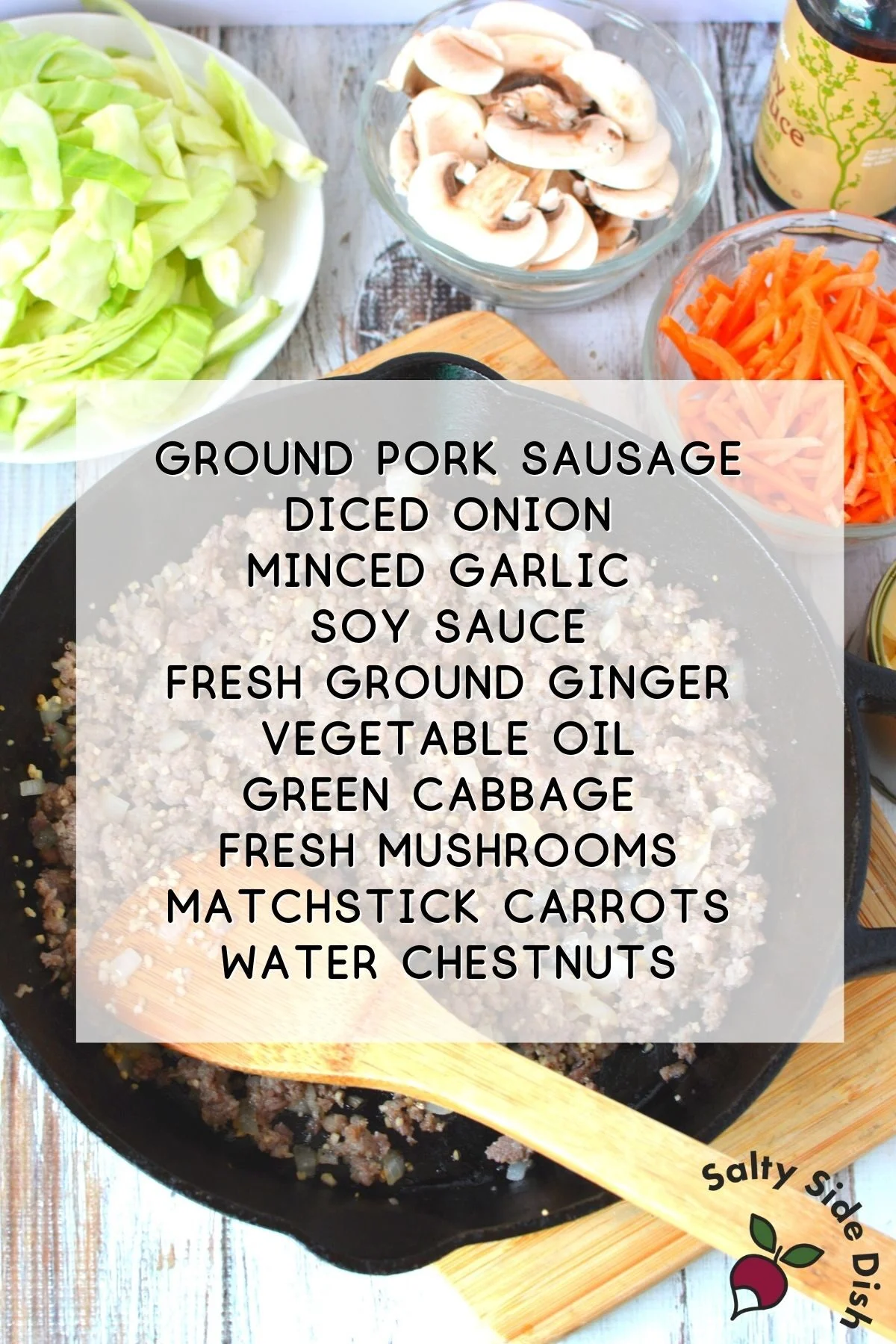 egg roll in a bowl ingredients.