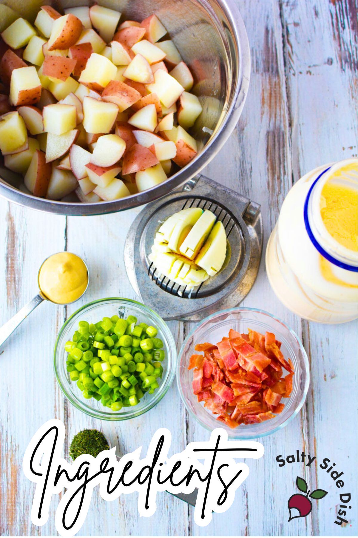 potato salad ingredients.