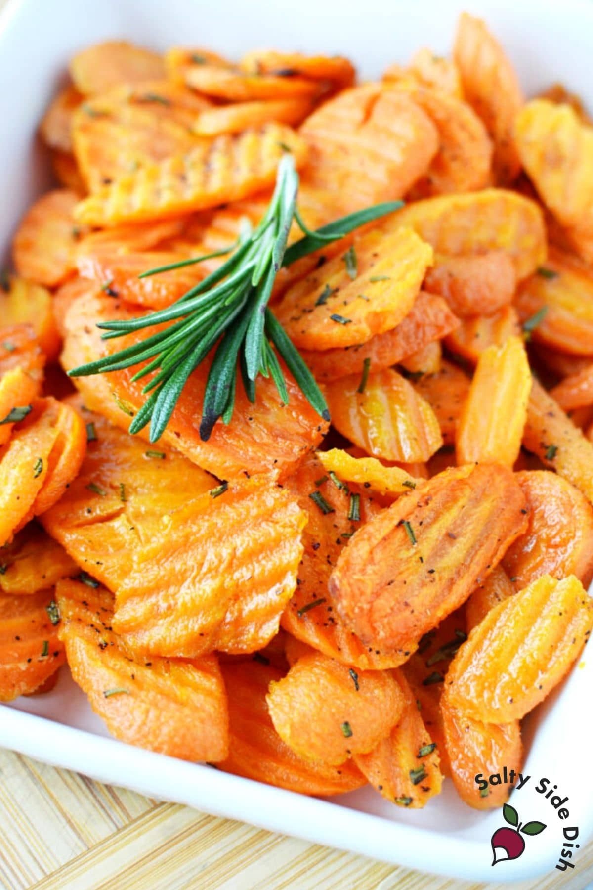 Oven Roasted Crinkle Carrots