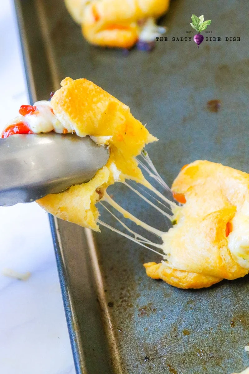 best to eat caprese croissant while the cheese is hot and melty