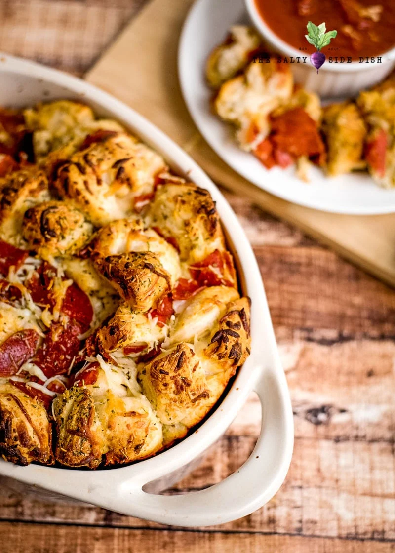 easy pull apart bread recipe ready to serve up to a party