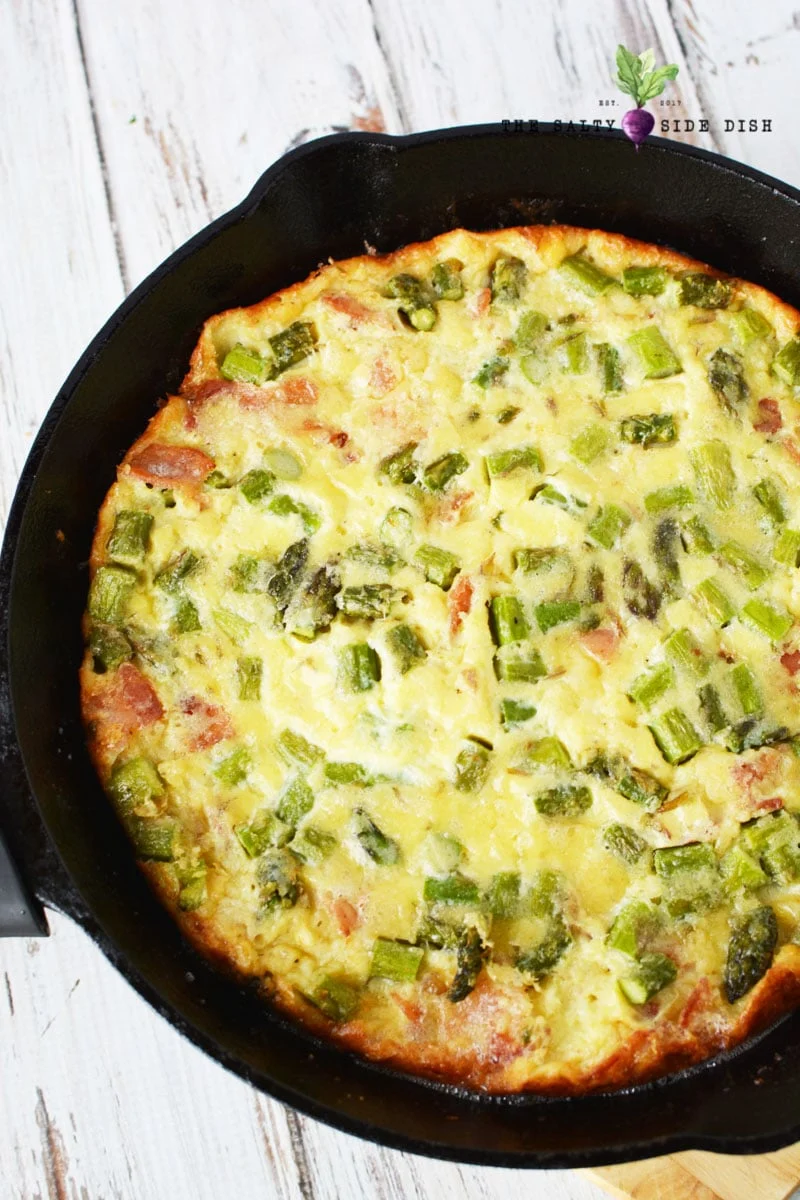 Crustless Asparagus Quiche