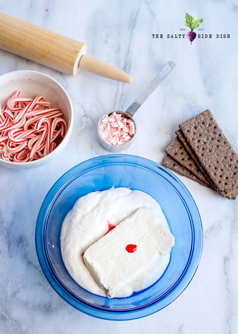 cream cheese dip with food coloring additive