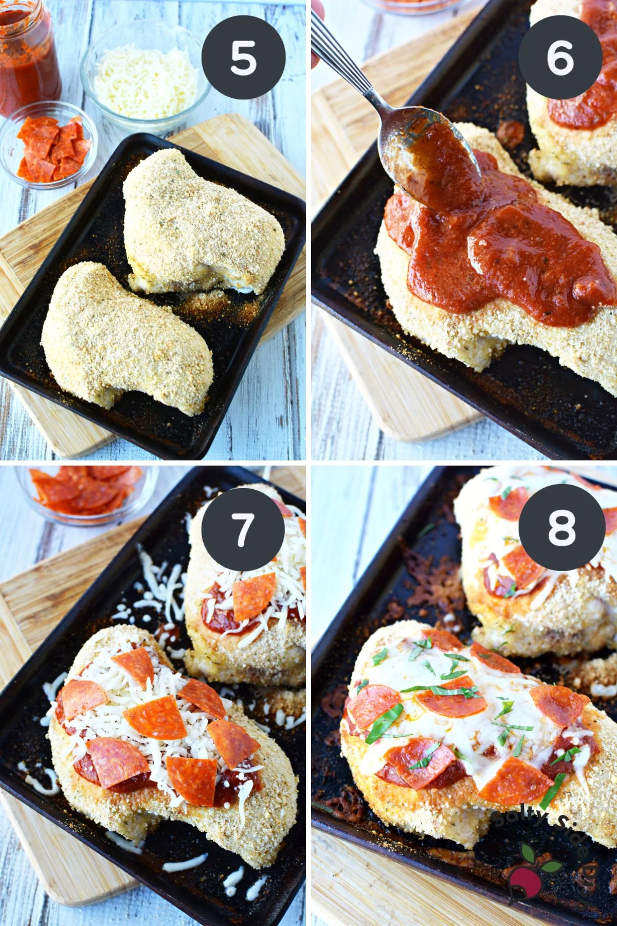kid friendly pepperoni chicken.