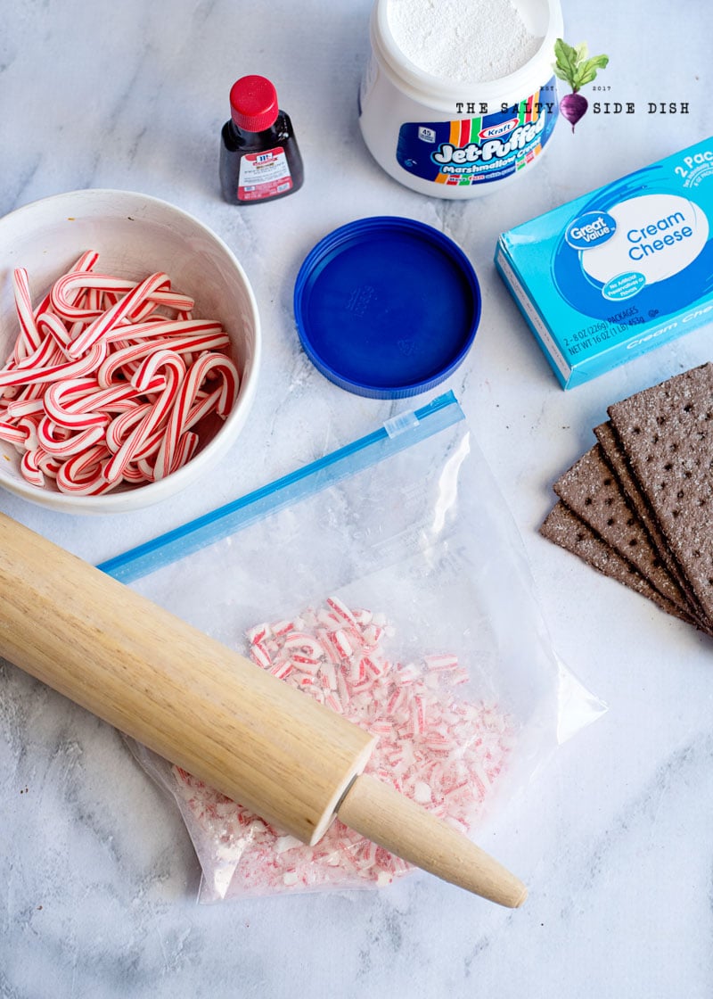 crush your candy canes with a rolling pin