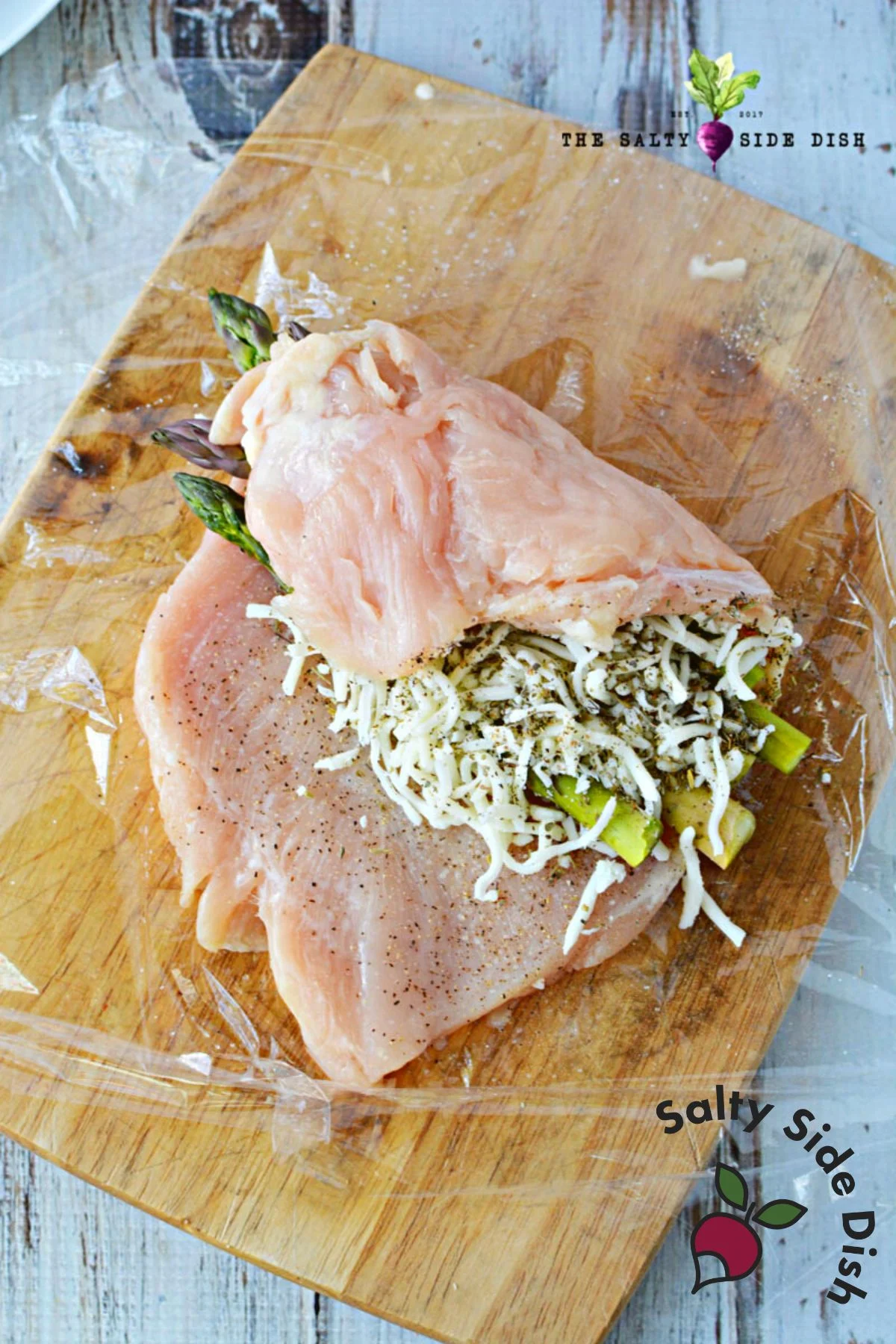 asparagus chicken stuffed.