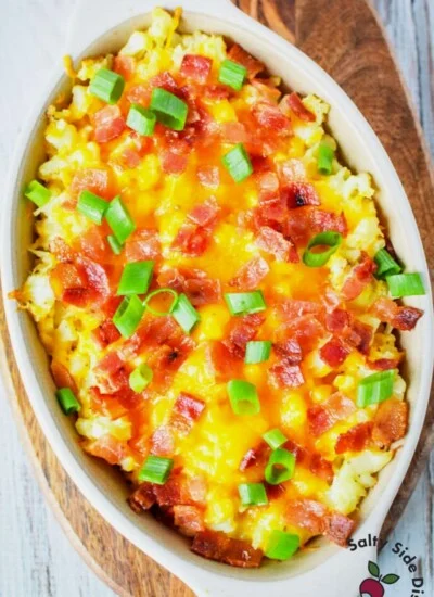 mashed cauliflower cheese and bacon