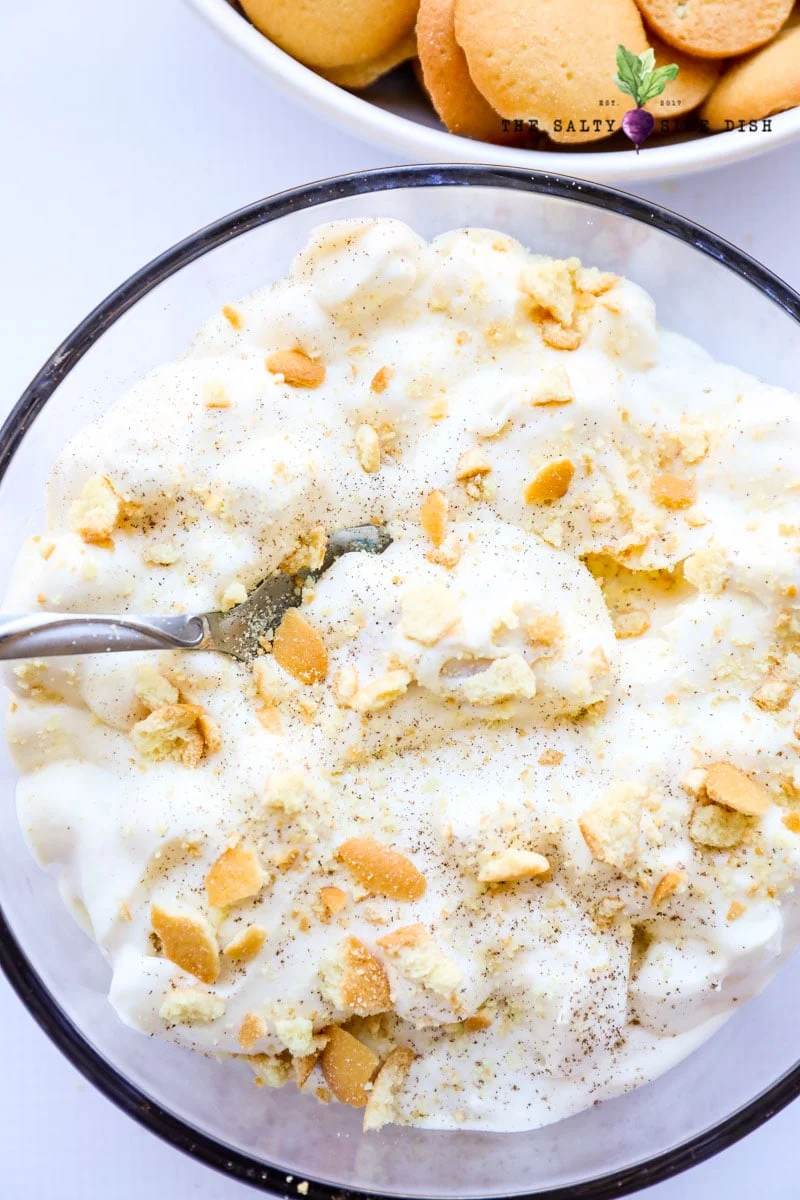 apple pie fluff salad for easter side dish.