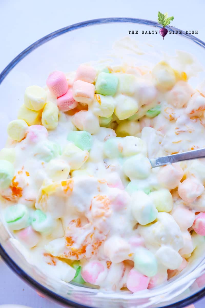 Fruit Salad Fluff with Cool Whip