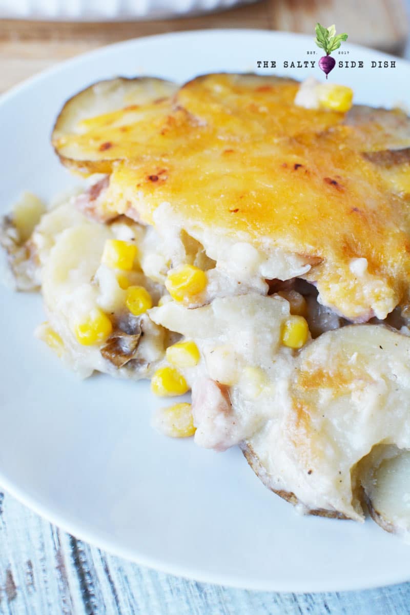 easy ham and potato bake recipe