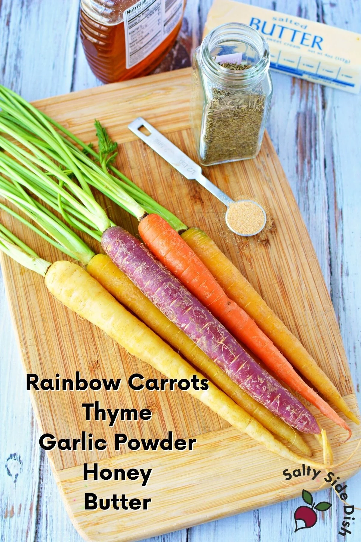 list of all roasted rainbow carrot ingredients.