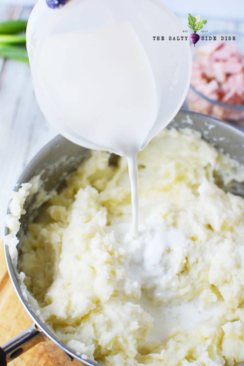 perfect whipping cream potatoes with ham