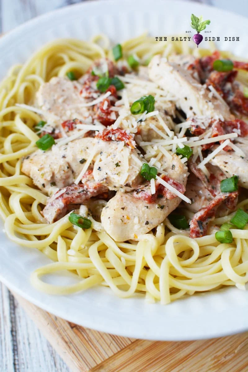 Cajun Chicken Alfredo Recipe with Linguine Pasta