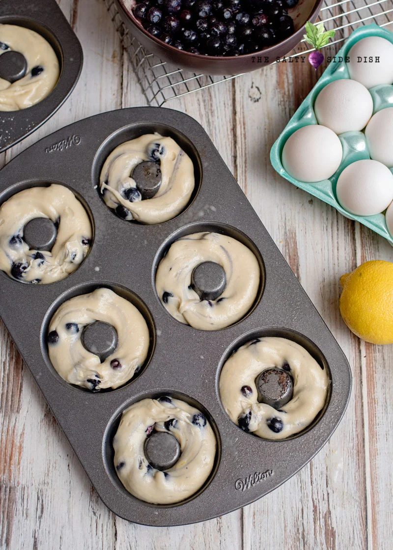 pipe your donut batter to stop a messy donut pan