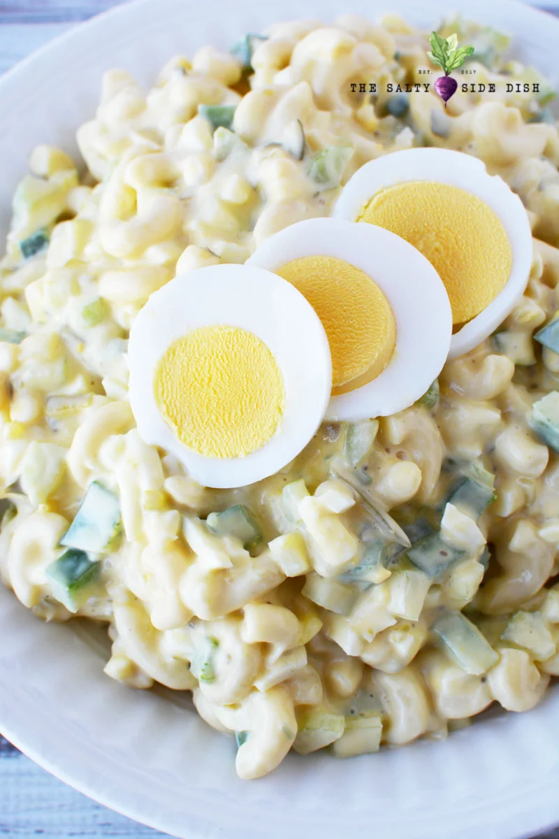 Classic Macaroni Salad with Sweet Relish