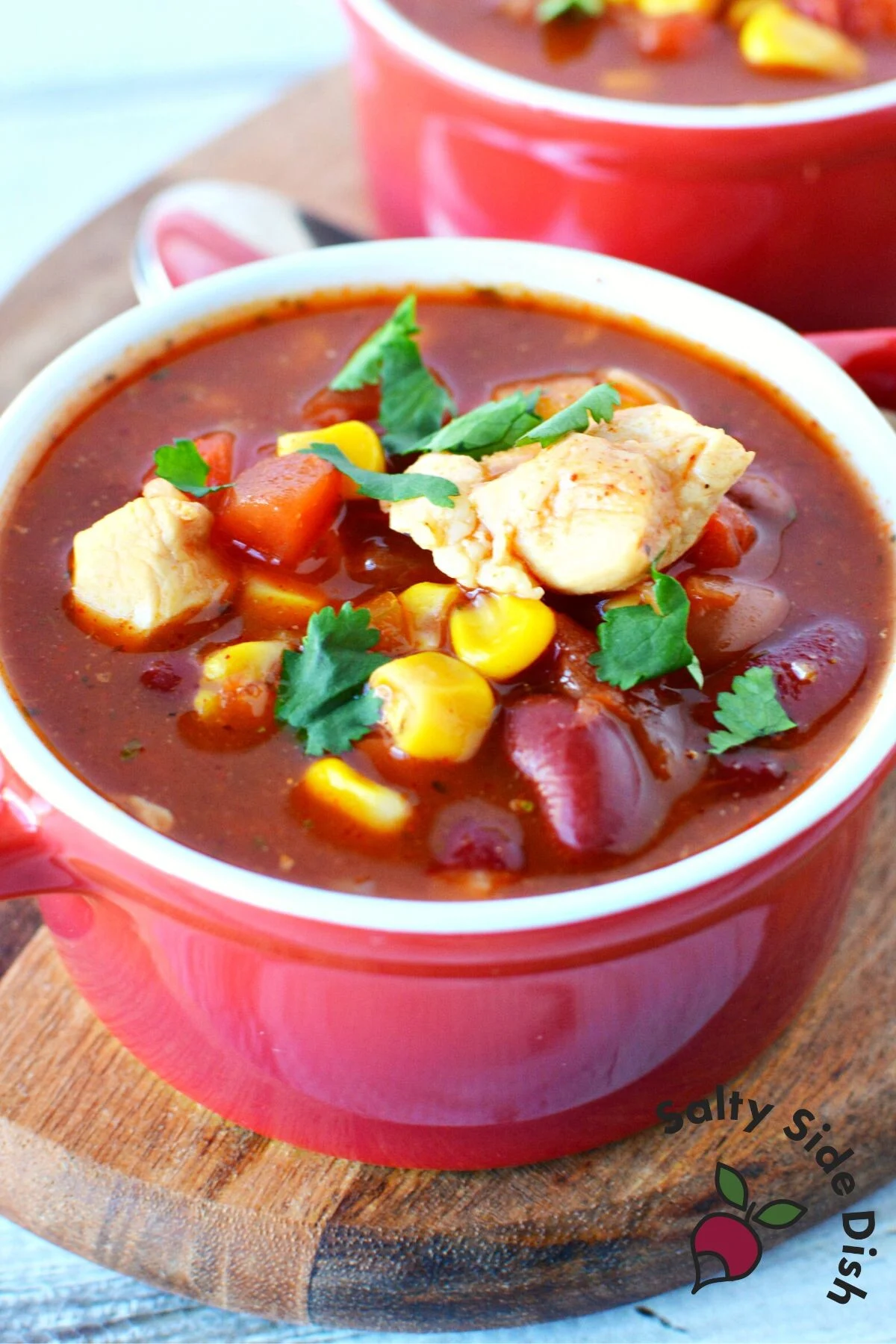 Mexican Chili Recipe in a bowl.