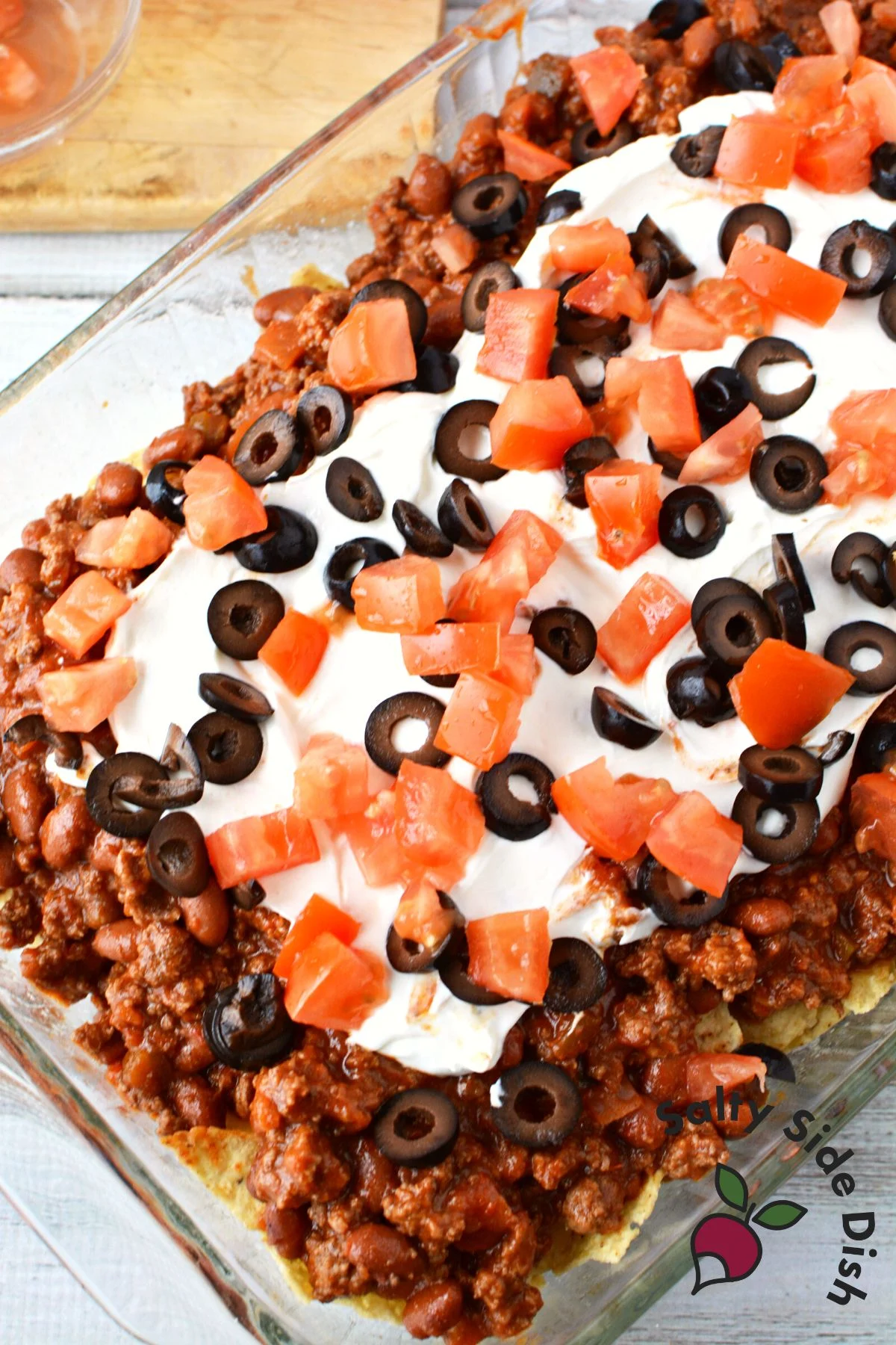 easy toppings for nacho casserole.