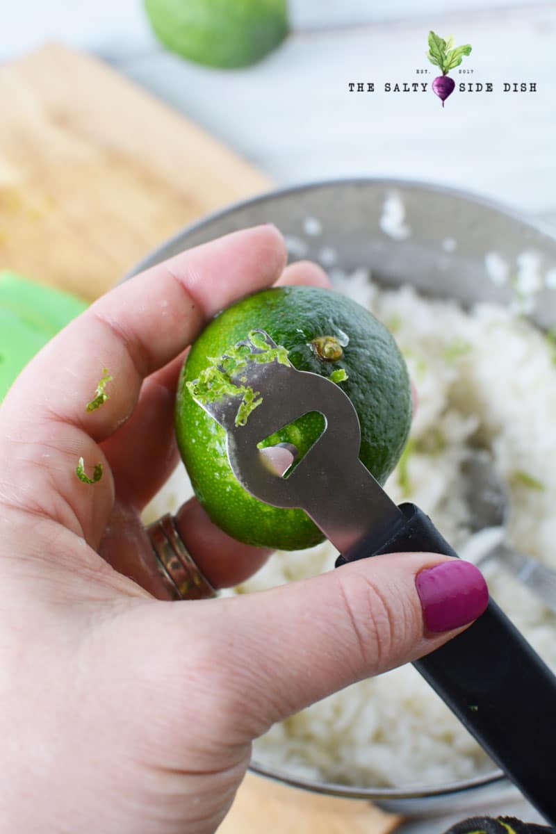 lime zest makes the perfect chipotle copycat recipe ingredient