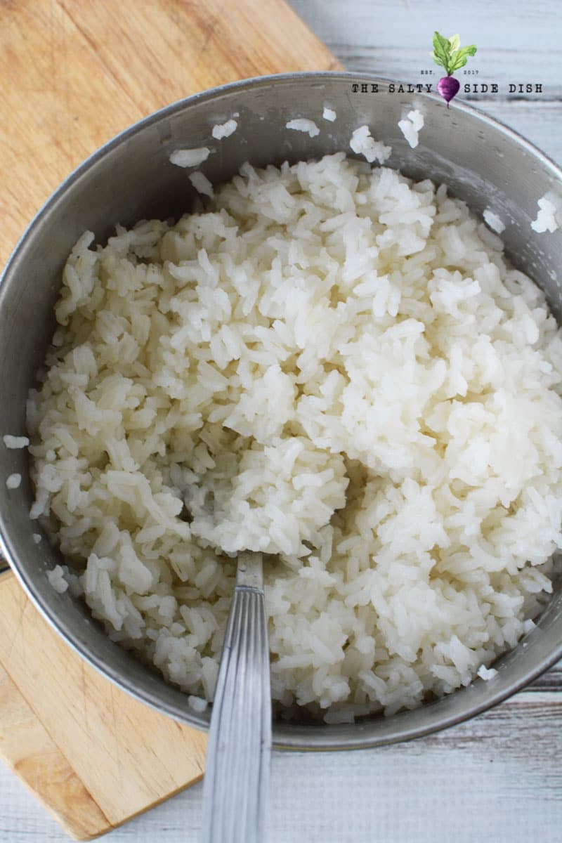 fluff up your rice and ready for lime wedges