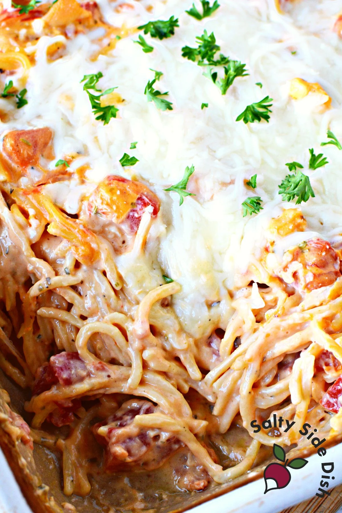 ultimate chicken spaghetti.