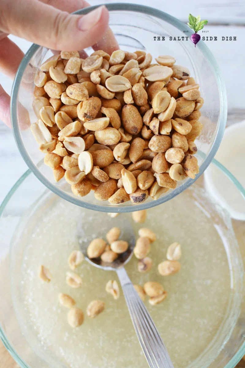 add lots of peanuts to your recipe