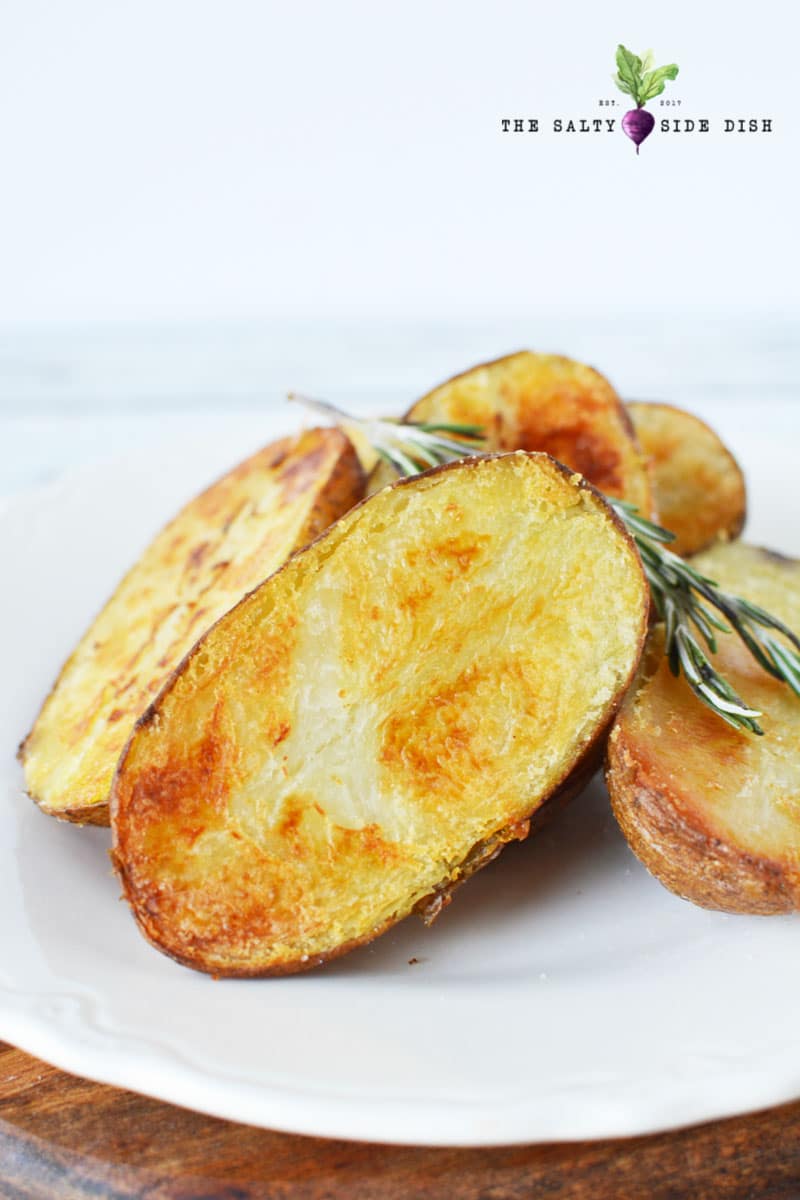 oven roasted melting potatoes with rosemary and garlic