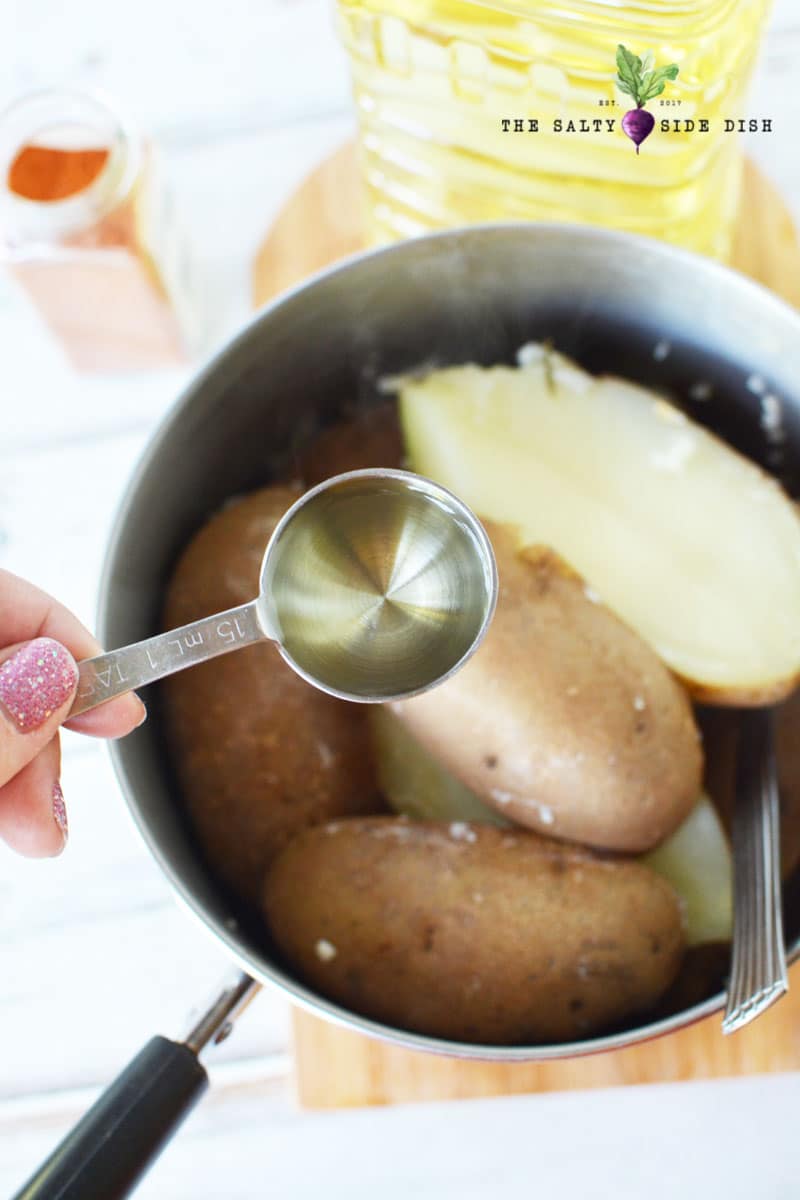 use oil for a perfect shell