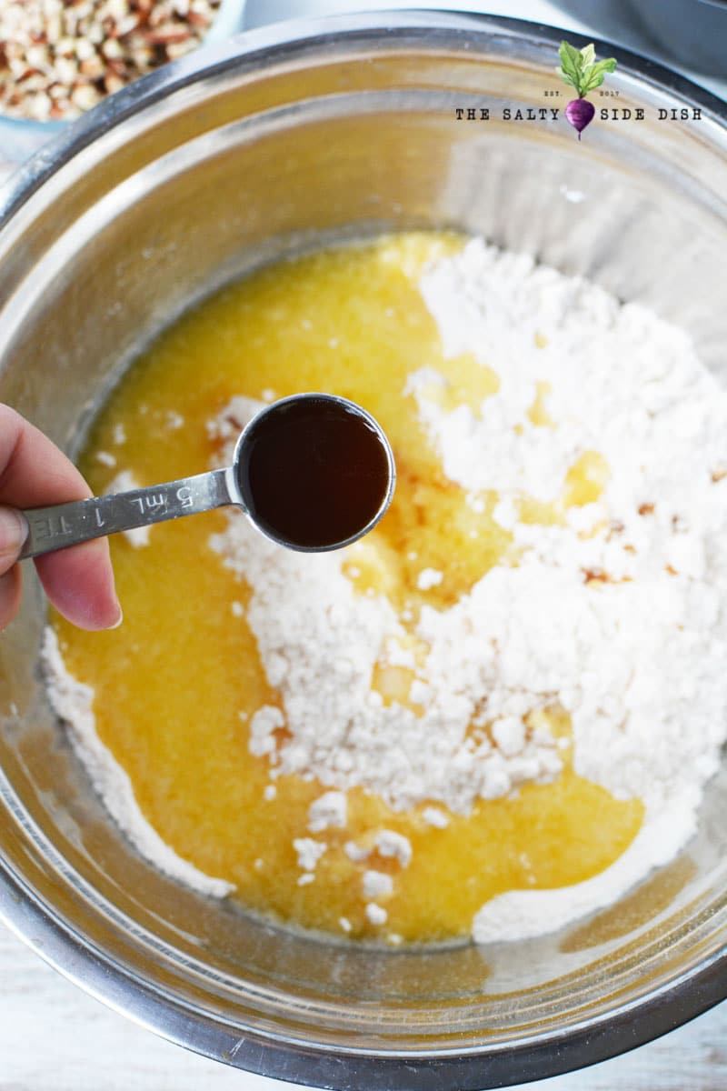 vanilla in a cake mix to help favor and keep it moist