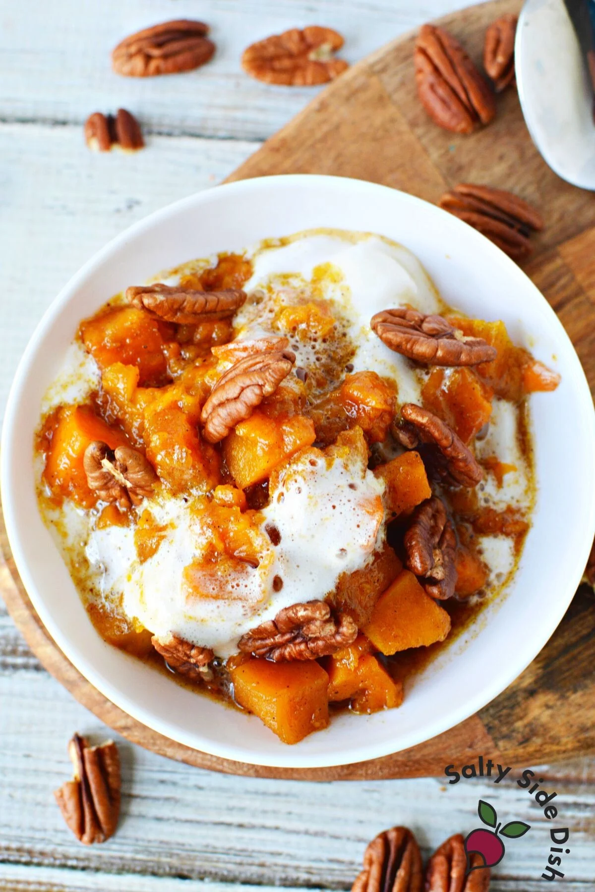 marshmallow and brown sugar crock pot sweet potatoes.