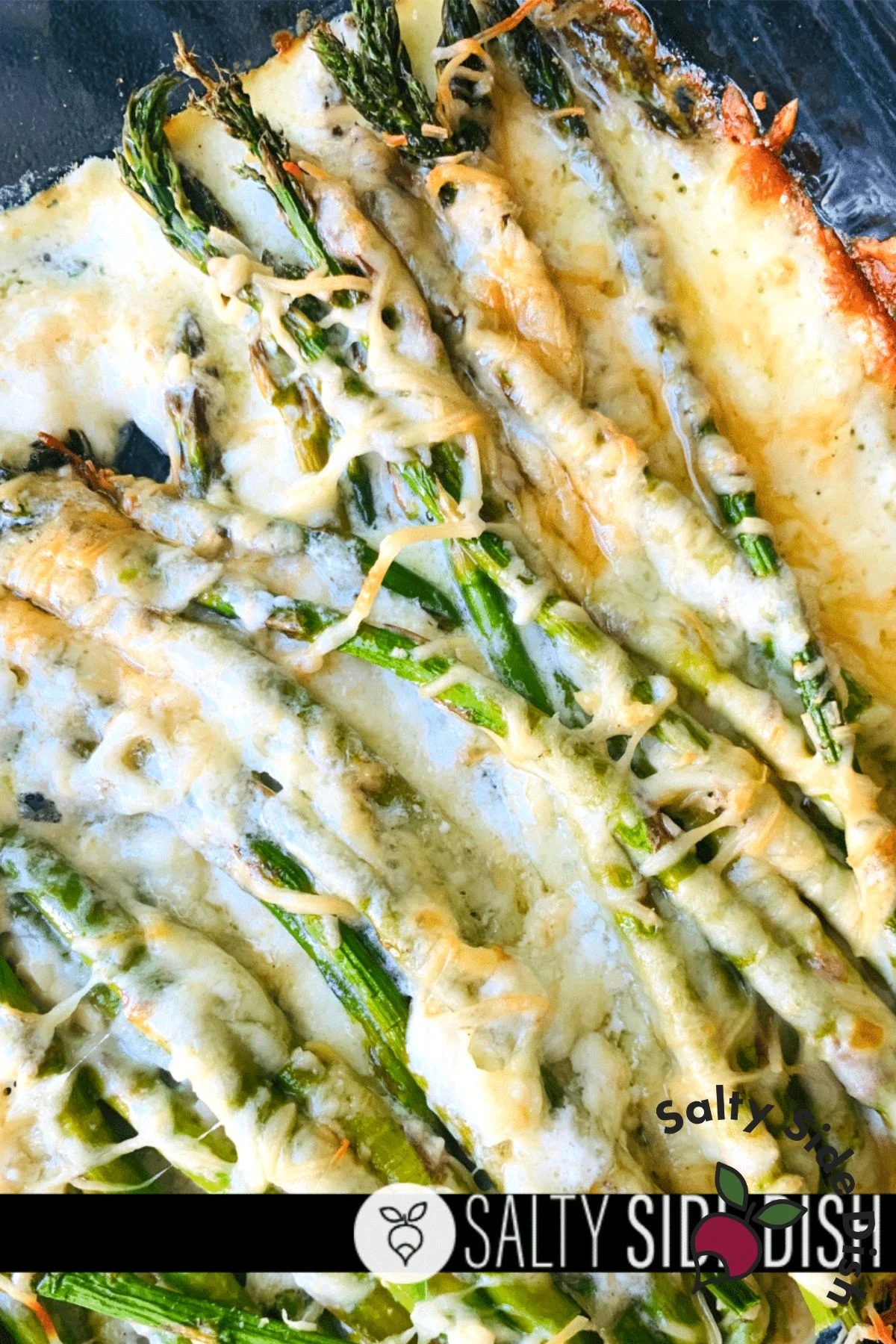 cheesy baked asparagus.