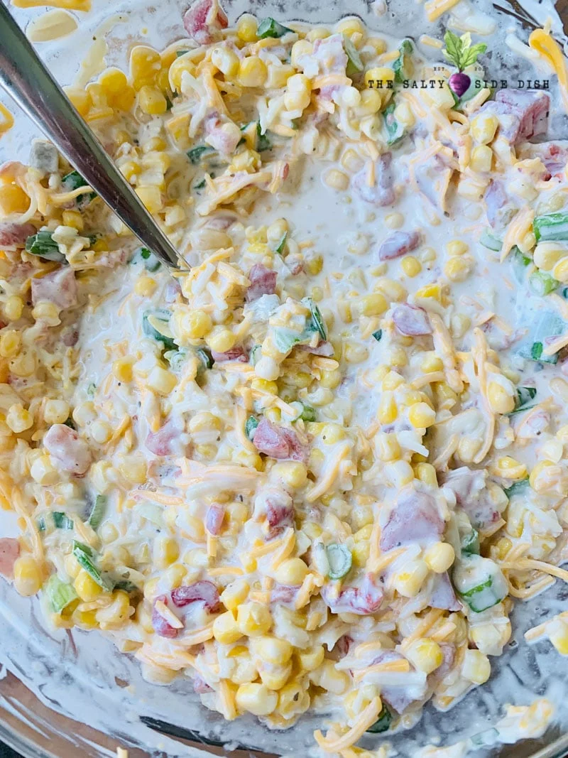 Fiesta Corn Dip with Rotel ( Party Size) {Video}