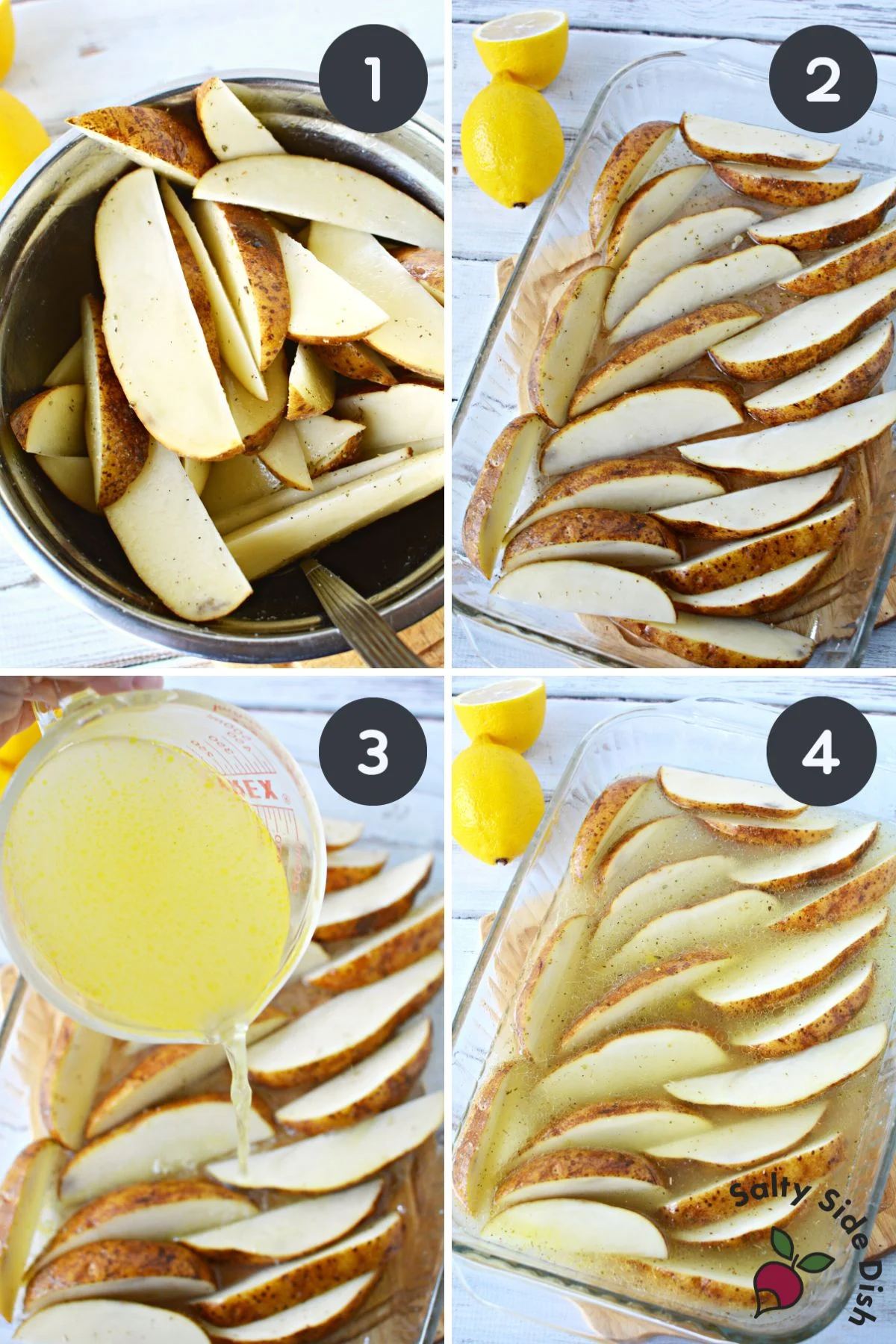 tender soft greek style potatoes.