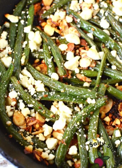 green beans and almonds side dish recipe.