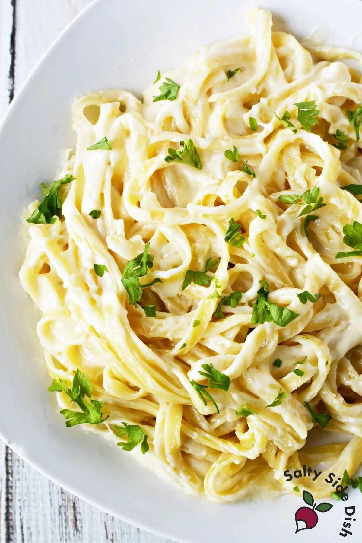 combine with low carb alfredo pasta noodles and chicken.