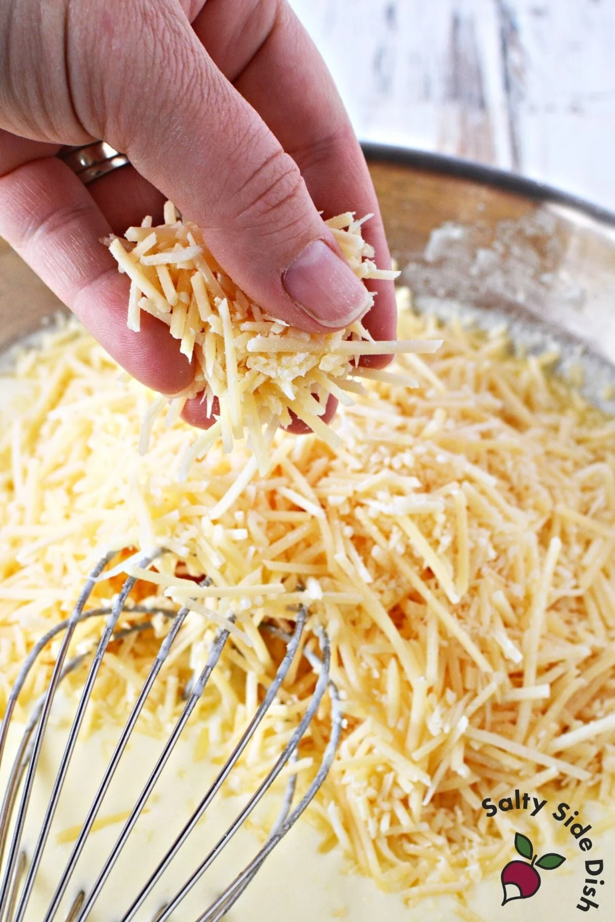 shredded parmesan cheese.