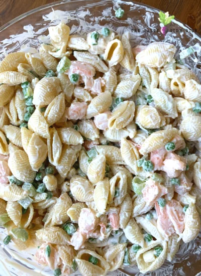 shrimp with pasta shells recipe.