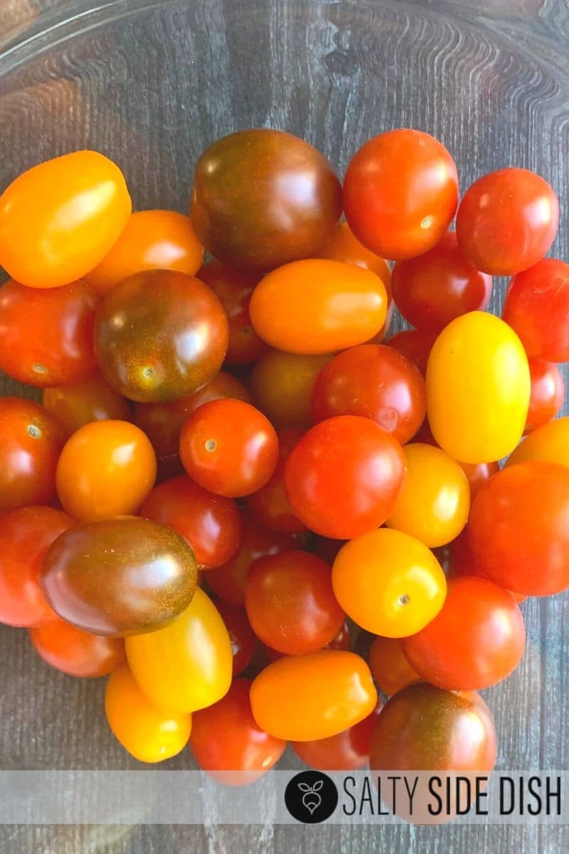 pint of wild wonders tomatoes dumped in a bowl