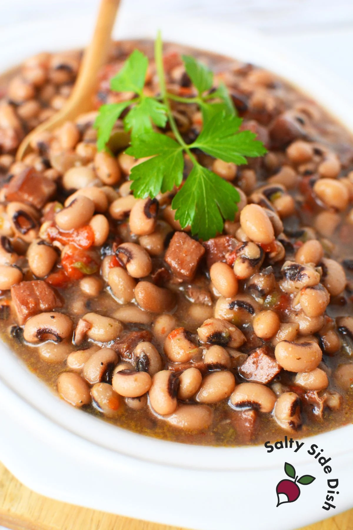 easy holiday side dish recipe in a bowl and ready to serve.